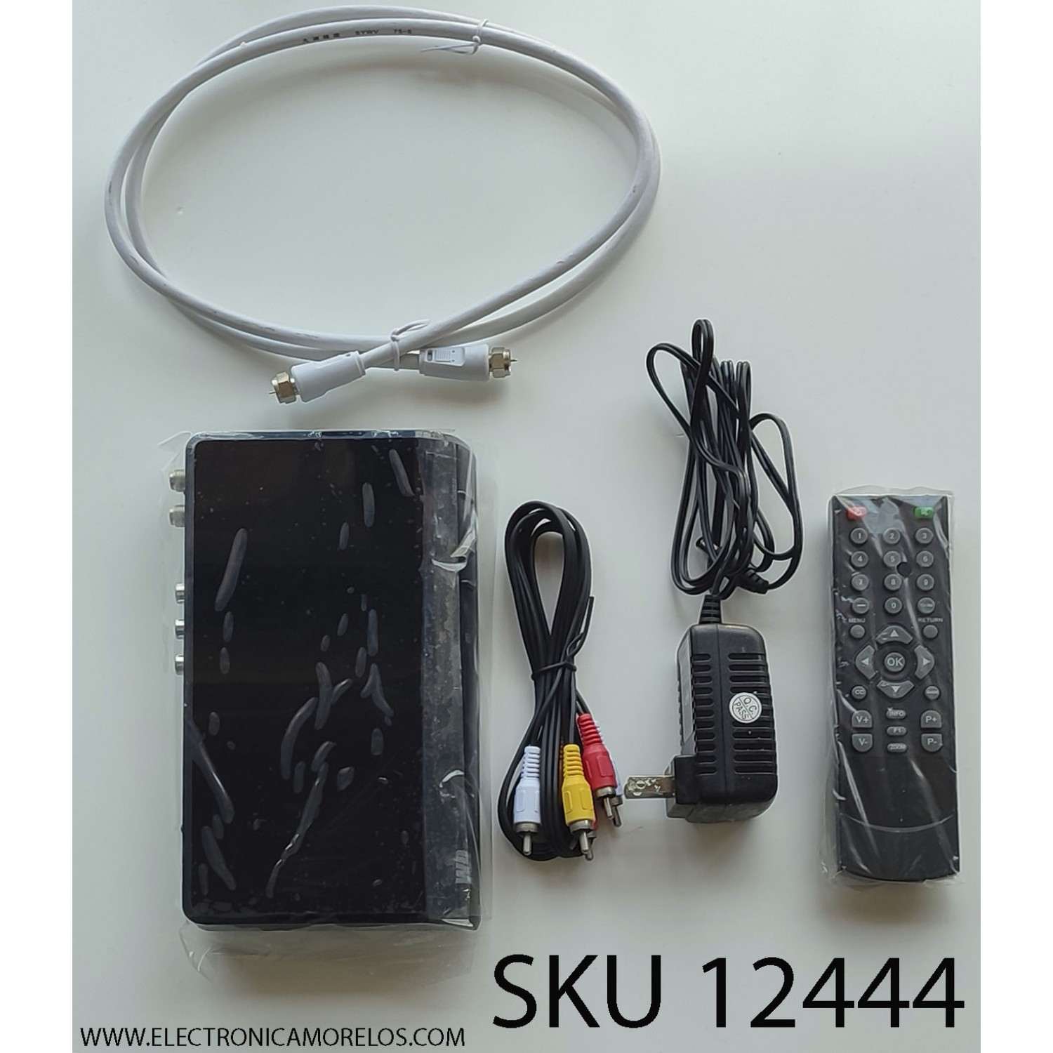 DECODIFICADOR DE SEÑAL DE TELEVISION DIGITAL A ANALOGICA STB2012 / GL-EPSTB2012X-M0 / 5V...2A	